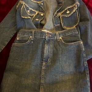 Vintage skirt and jacket set